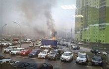 В Петербурге расстреляли полицейский автомобиль, есть погибшие (фото, видео)