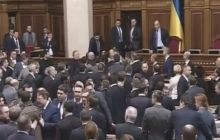 Brawl erupts in Rada during PM address