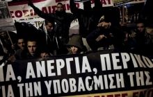 'Open the borders' rally in Athens in Greece