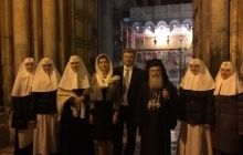 Сестри милосердя з Києва супроводили Президента України під час поклоніння святиням Єрусалиму