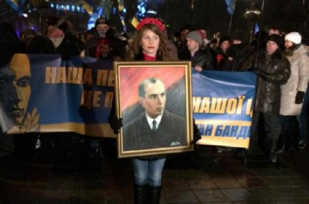 В Киеве прошло 3-тысячное шествия и вече ко дню рождения Бандеры / espreso.tv