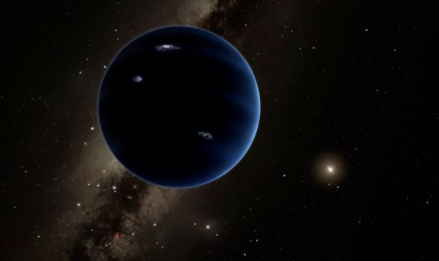 Художнє зображення гіпотетичної "Планети Х" / Caltech/R. Hurt (IPAC)