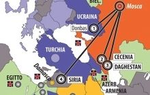 Итальянский журнал напечатал карту с оккупированным Крымом в составе России (фото)