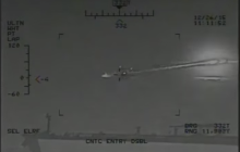 Опубліковано відео запуску іранських ракет поруч з американським авіаносцем