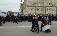 Mass rallies in Grozny in support of Kadyrov