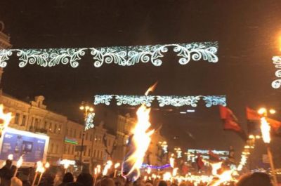 бандера шествие киев / espreso.tv