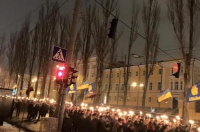 бандера шествие киев / espreso.tv