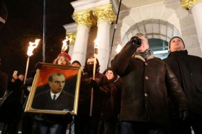 бандера шествие киев / hromadske.tv