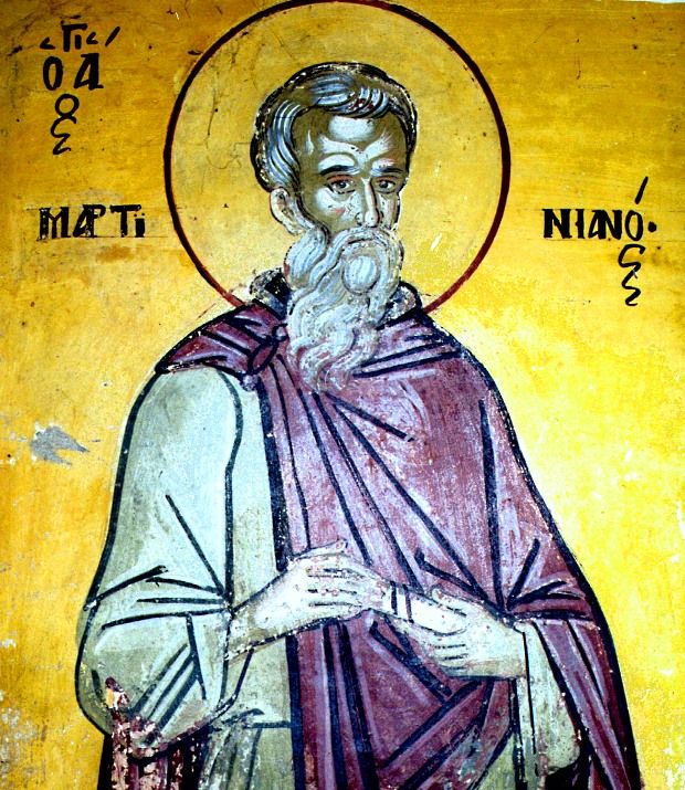 26 лютого - день пам'яті преподобного Мартиніана Палестинського 26 лютого - день пам'яті преподобного Мартиніана Палестинського