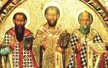 12 лютого - Собор Вселенських святителів і вчителів Василія Великого, Григорія Богослова та Іоанна Златоустого