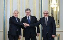 Порошенко скоординував подальші дії з главами МЗС Німеччини та Франції напередодні зустрічі "нормандської четвірки"