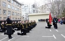 Курсанти, які виконали гімн України перед окупантами в Криму, стали лейтенантами в Одесі (фоторепортаж)