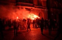 Представники "Азову" завершили акцію під будівлею СБУ