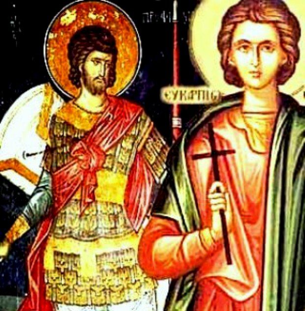 31 березня - день пам'яті святих мучеників Трохима і Євкарпія Никомидійських 31 березня - день пам'яті святих мучеників Трохима і Євкарпія Никомидійських