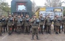 Курсанты Национальной гвардии поздравили украинок с 8 Марта песней "Вище неба" (видео)