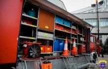 У Тернополі польські фахівці розпочали навчання рятувальників користуватися подарованим автомобілем хімічного захисту