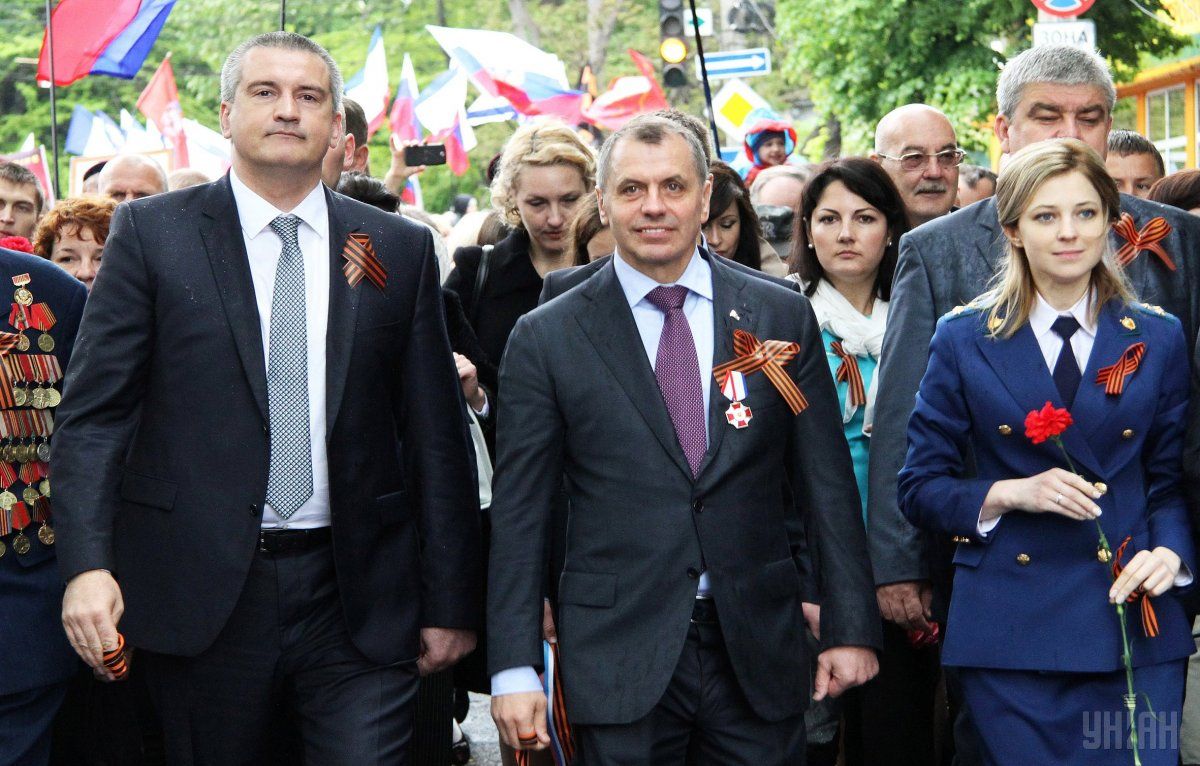 Aksyonov and Konstantinov took their families out of Crimea / photo from UNIAN