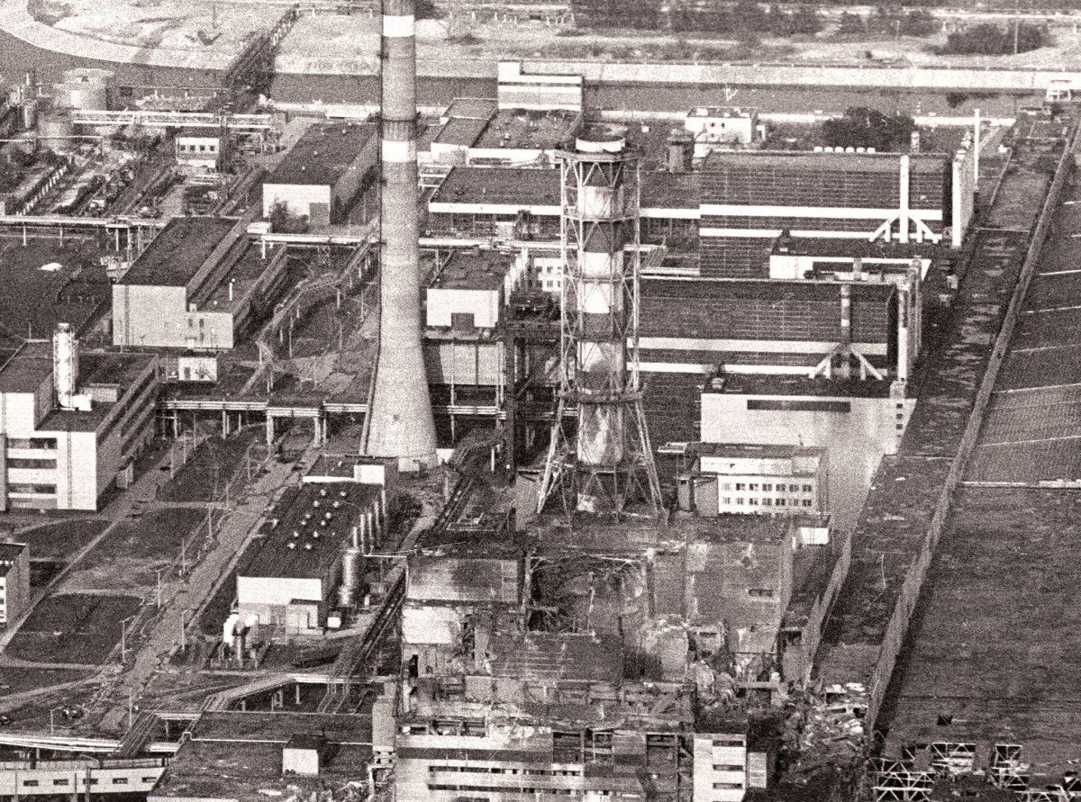 Четвертий енергоблок Чорнобильської АЕС, зруйнований катастрофою, 26 квітня 1986 року / УНІАН