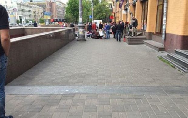 В центре Киева произошла перестрелка, один человек ранен / Фото facebook.com В центре Киева произошла перестрелка, один человек ранен / Фото facebook.com