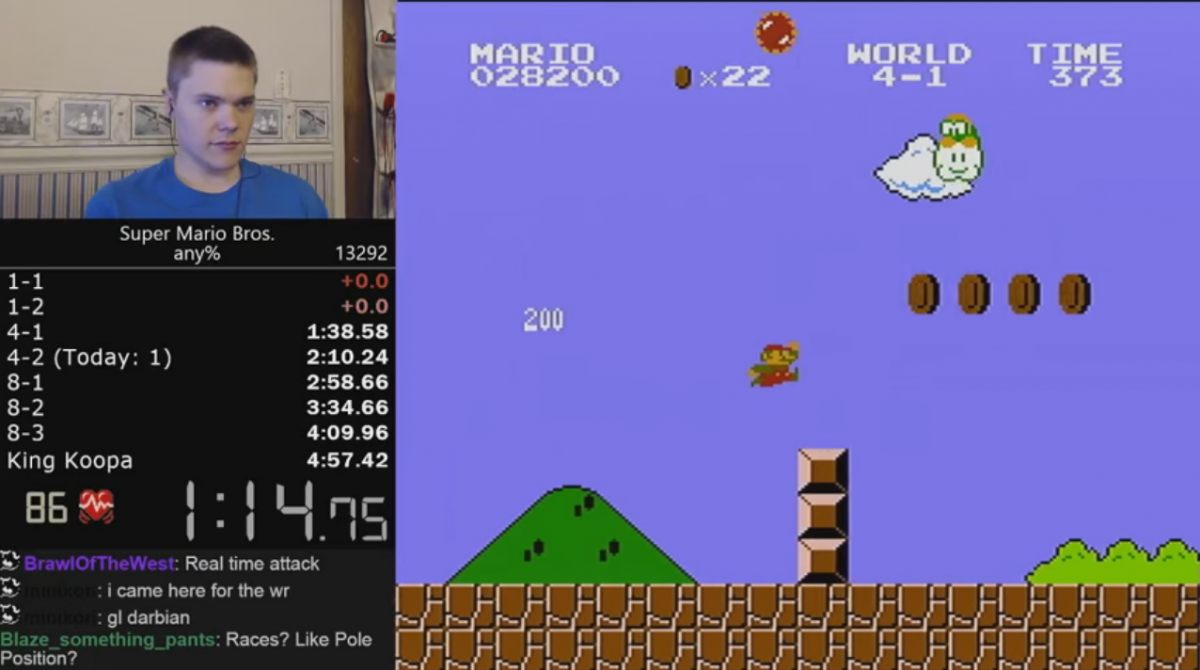 Американский школьник поставил рекорд по скорости прохождения Super Mario  (видео) | УНИАН