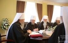 Журналы заседания Священного Синода Украинской Православной Церкви от 19 апреля 2016 года (укр.)