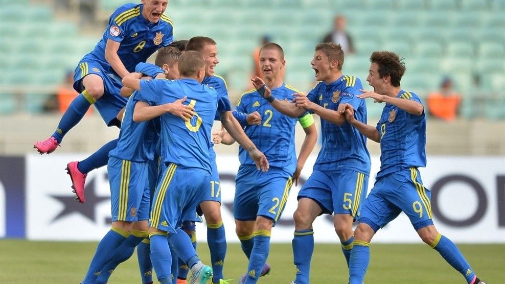 Игроки сборной Украины забили два гола в ворота команды Германии / uefa.com/under17 Игроки сборной Украины забили два гола в ворота команды Германии / uefa.com/under17
