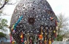 Под Одессой открыли первый в области памятник писанке