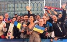 Ukraine’s Jamala at Eurovision-2016 opening ceremony in Stockholm
