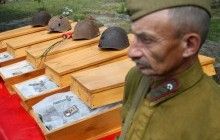 На Киевщине перезахоронили шестерых солдат Красной армии (фоторепортаж)