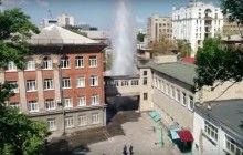 В харьковской школе поработал "фонтан" с пятиэтажный дом (видео)