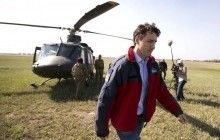 Канадський прем'єр відвідав спустошене пожежею місто - BBC
