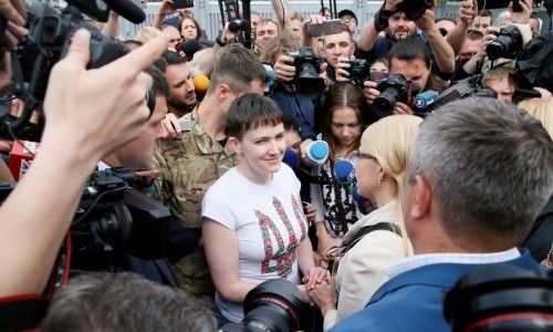 Надія Савченко вільна :