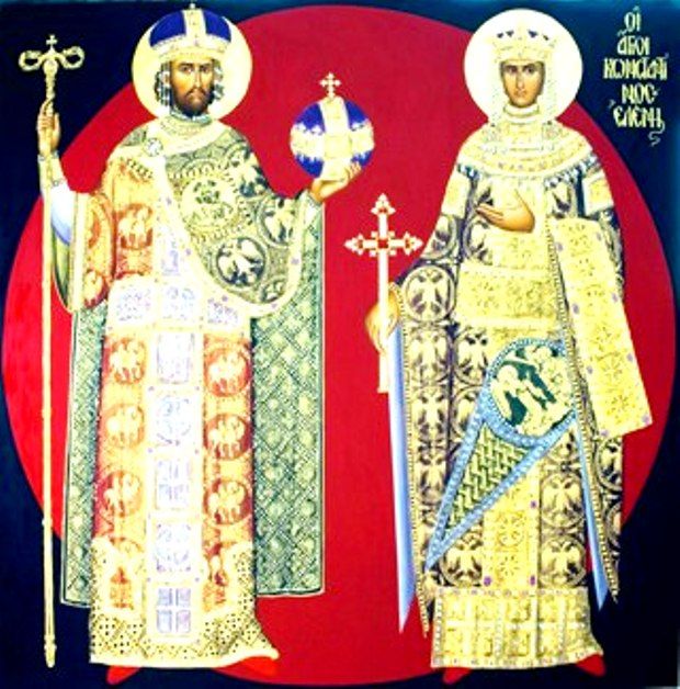 3 червня Православна Церква урочисто звершує пам'ять святих рівноапостольних царя Костянтина і його матері цариці Олени 3 червня Православна Церква урочисто звершує пам'ять святих рівноапостольних царя Костянтина і його матері цариці Олени