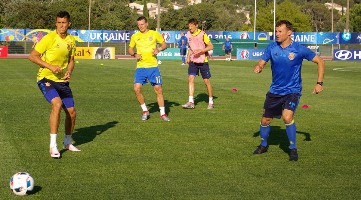 Сборная Украины провела открытую тренировку / sportarena.com Сборная Украины провела открытую тренировку / sportarena.com