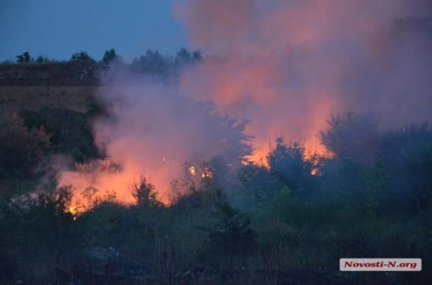 У Миколаєві горить стихійне звалище: один з районів міста повністю затягнутий димом (відео) У Миколаєві горить стихійне звалище: один з районів міста повністю затягнутий димом (відео)