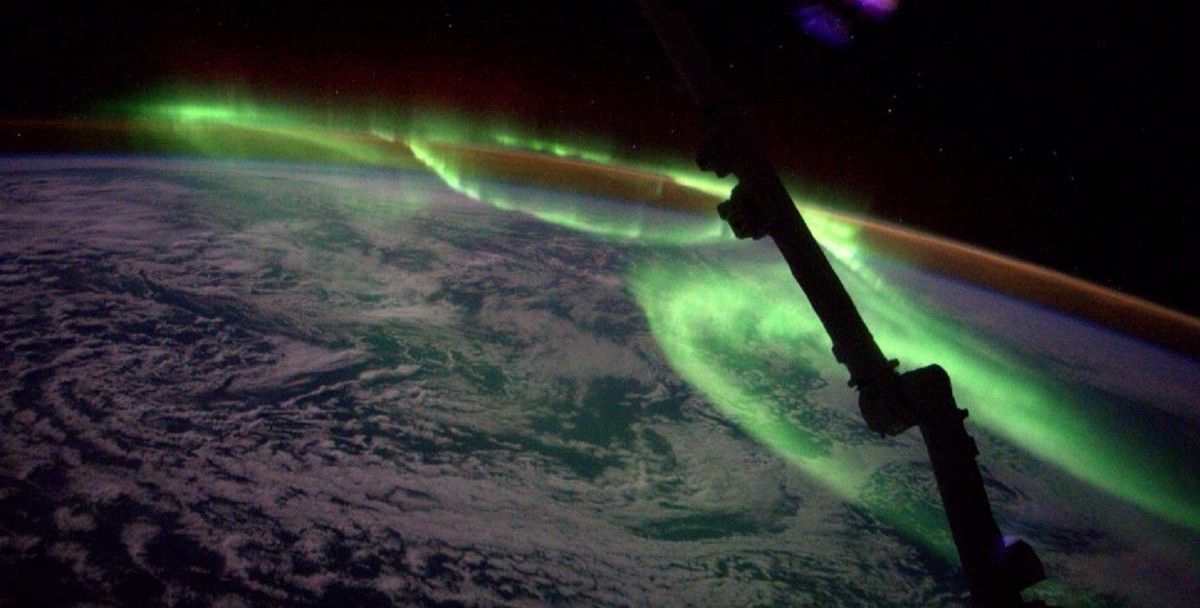 Північне сяйво з космосу / twitter.com/Astro_Jeff Північне сяйво з космосу / twitter.com/Astro_Jeff