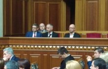 Порошенко і Яценюк прибули до Ради (фото)