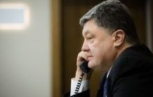 Poroshenko discusses Minsk, sanctions, visas with Merkel and Hollande