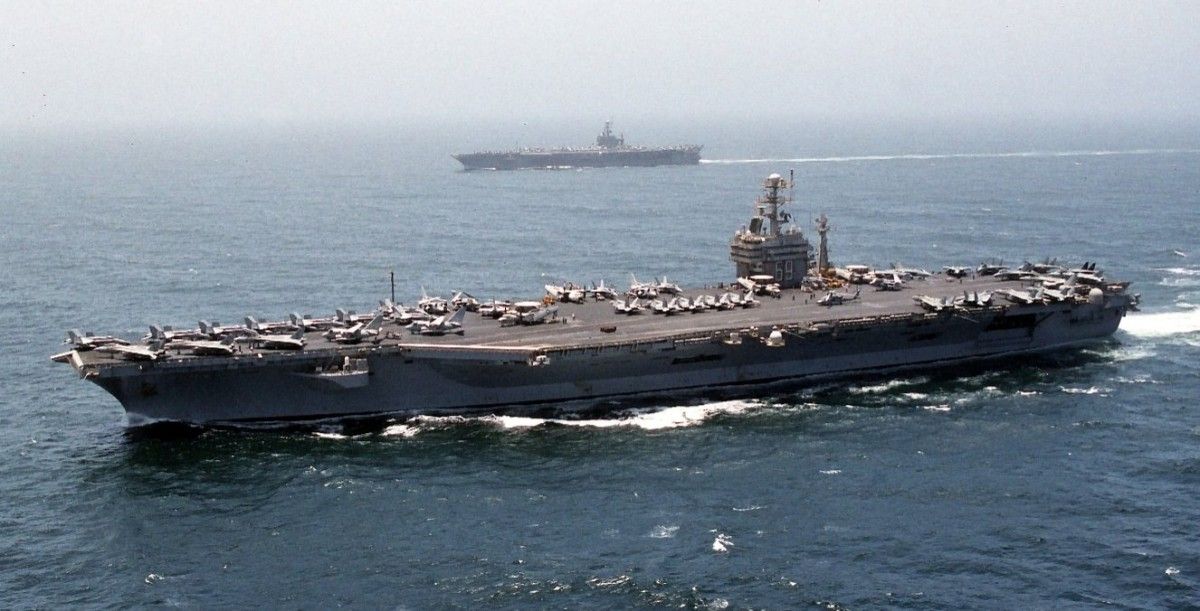 Снова в море: к флоту США вернулся атомный авианосец класса 'Нимиц'