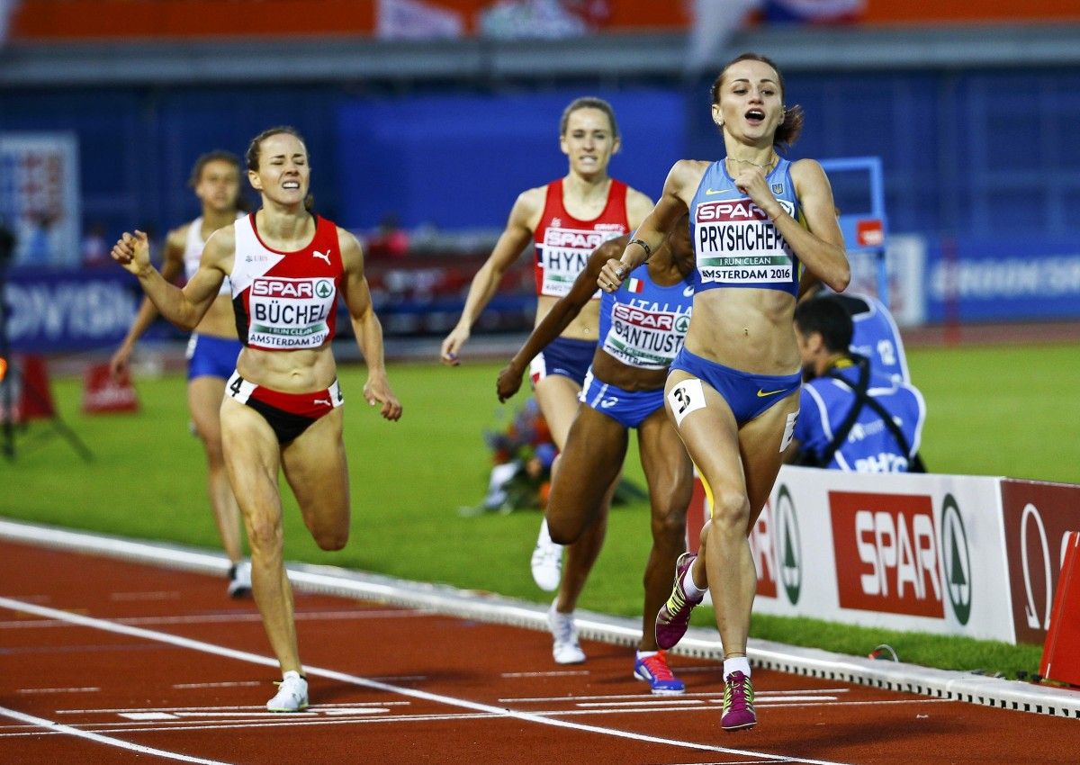 Прищепа защитила титул чемпионки Европы в беге на 800 метров / Reuters