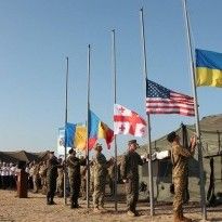 U.S. Marines train with Ukrainian troops near Crimean Peninsula