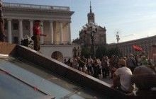 В центре Киева проходит митинг против уголовного преследования патриотов