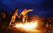 Как праздновали Купальскую ночь в Пирогово (фоторепортаж)