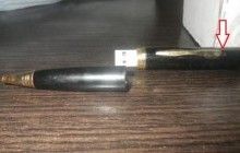 "Подарували друзі": українець прямував в окупований Крим зі шпигунською ручкою (фото)