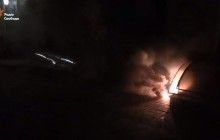 В Киеве неизвестные забросали представительство "Россотрудничества" файерами и дымовыми шашками