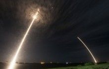 Falcon 9 успішно повернулася на Землю після запуску Dragon