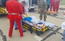В Одессу самолетом доставили раненых бойцов АТО (фото)