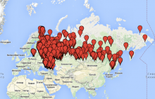 Myrotvorets OSINT website team create map of Donbas fighters from Russia
