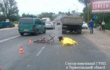 У Тернополі водій вантажівки на смерть збив 66-річну велосипедистку (фото)