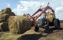 На Тернопільщині згорів автомобіль та 110 тюків соломи